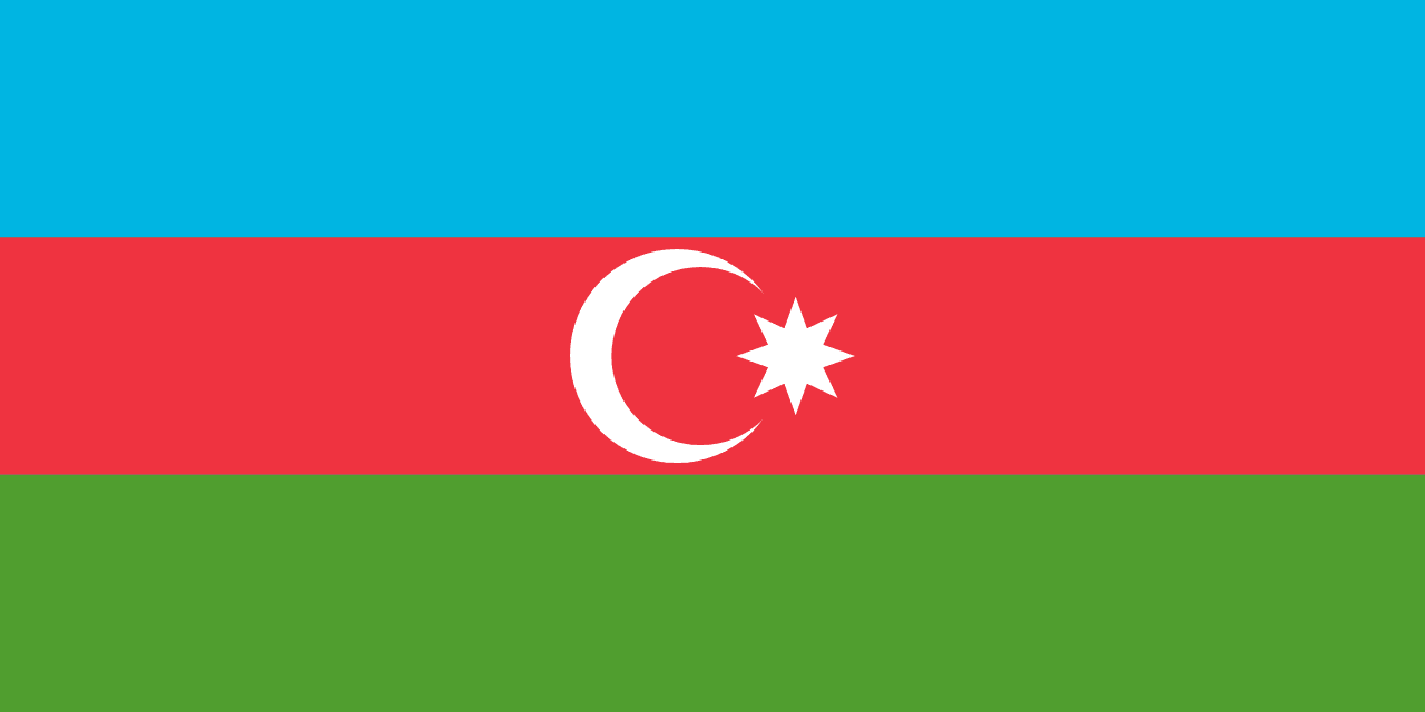 Azerbaijan Flag