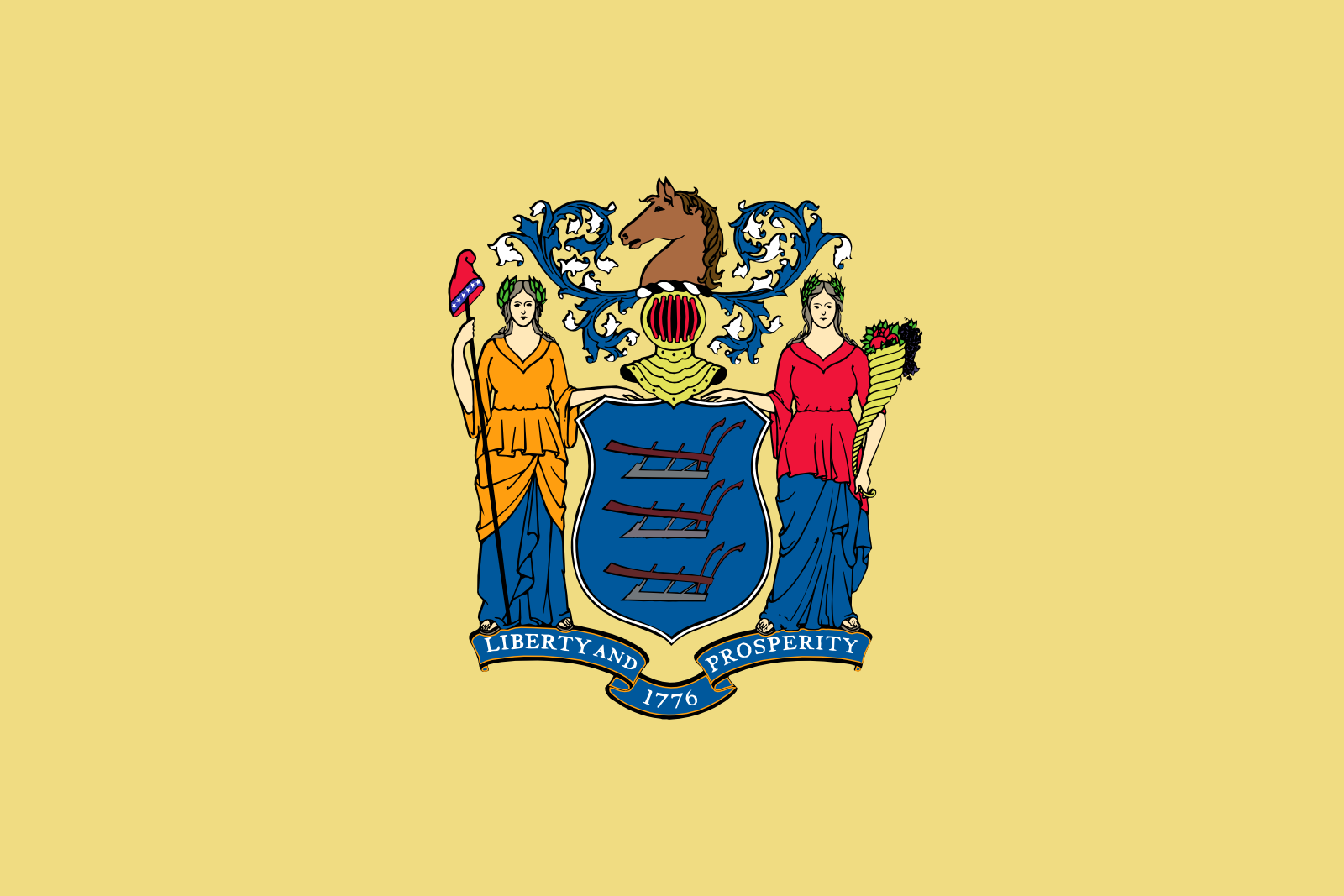 NJ state flag