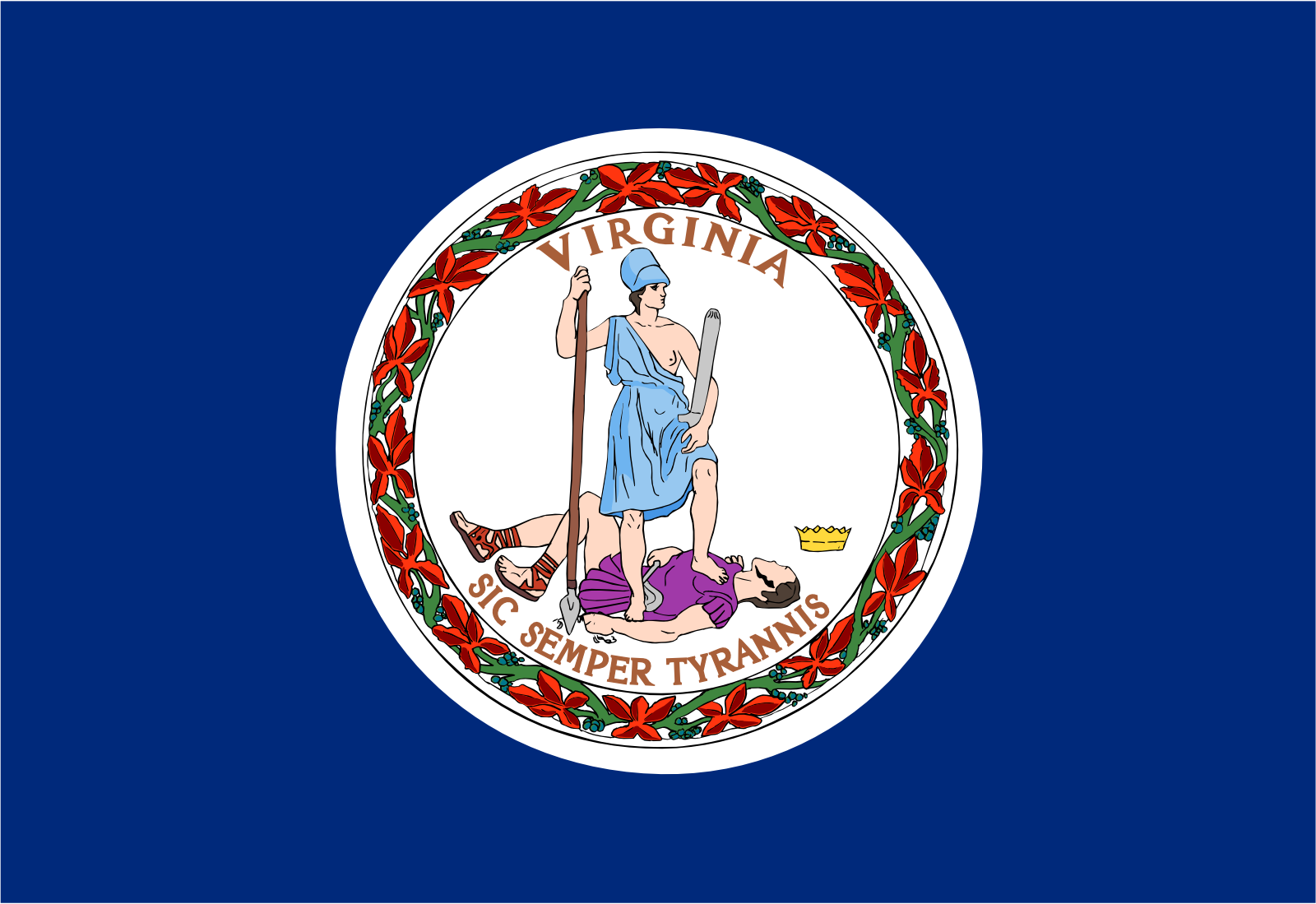 VA state flag